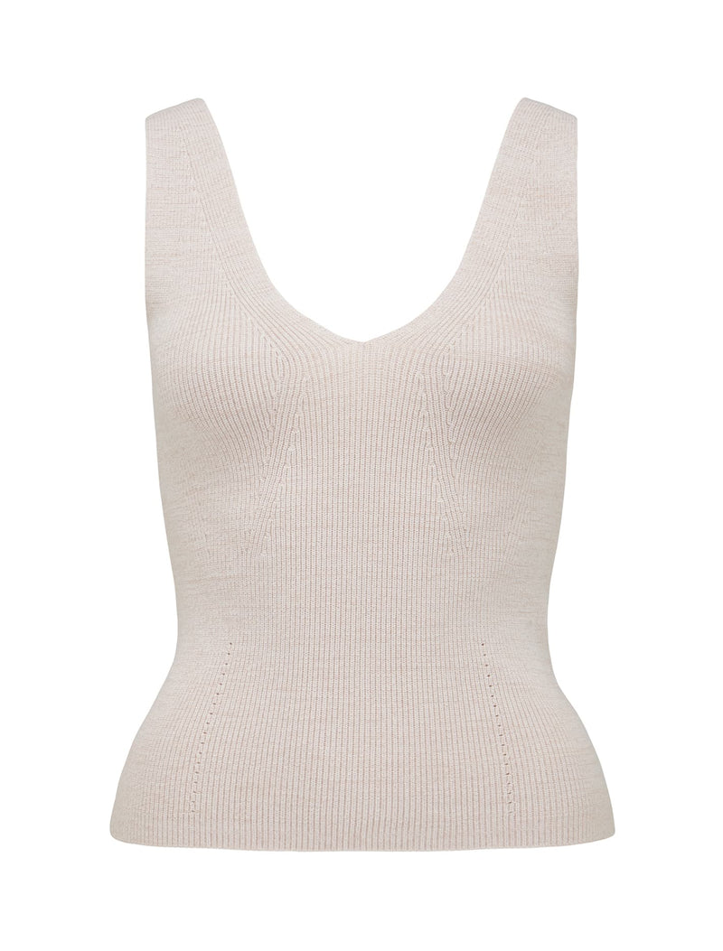 Annie V Neck Knit Tank Top Forever New