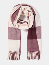 Ada Check Scarf 0 Berry Check Forever New