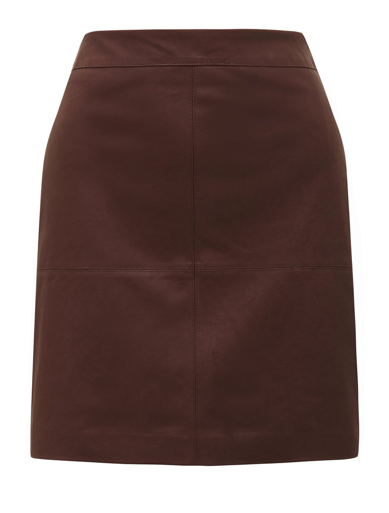 Ellen Vegan Leather Mini Skirt Forever New