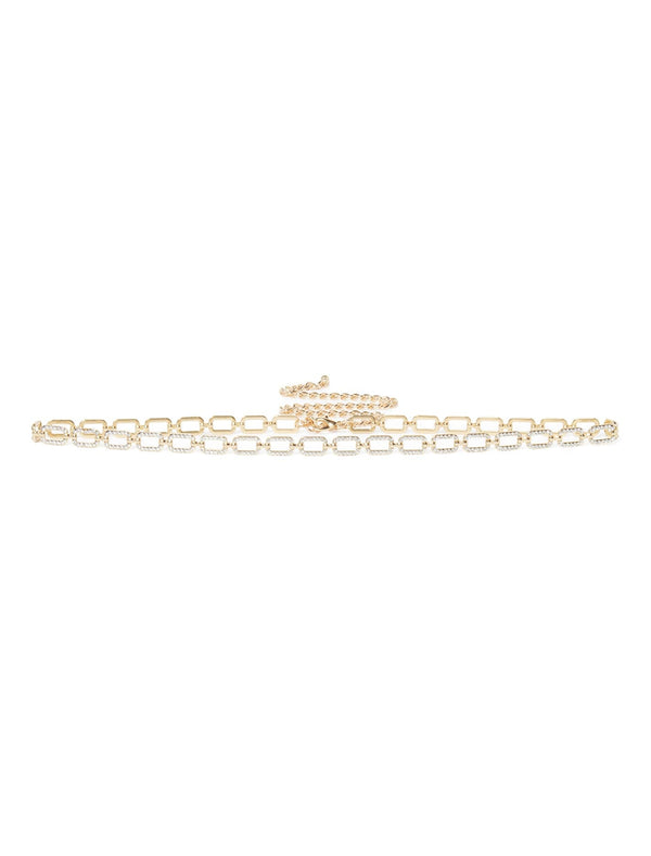 Rochelle Jewelled Belt Gold Forever New