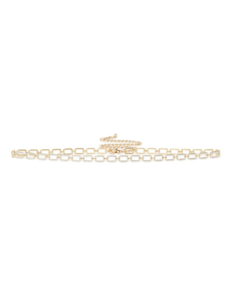 Rochelle Jewelled Belt Gold Forever New