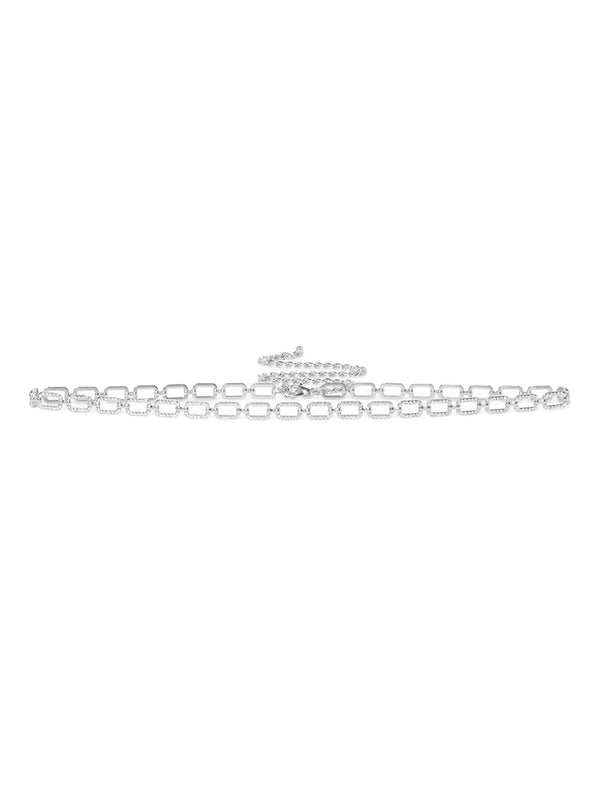 Rochelle Jewelled Belt Silver Forever New