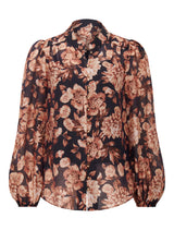 Amelia Printed Button Down Blouse Forever New