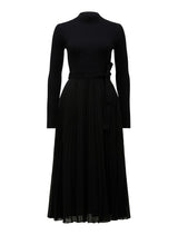 Penelope Woven Mix Knit Dress Forever New