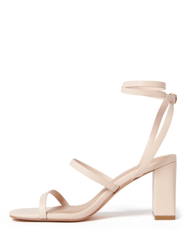 Zelly Strappy Block Heel Forever New