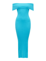 Naomi Bardot Column Knit Dress Forever New