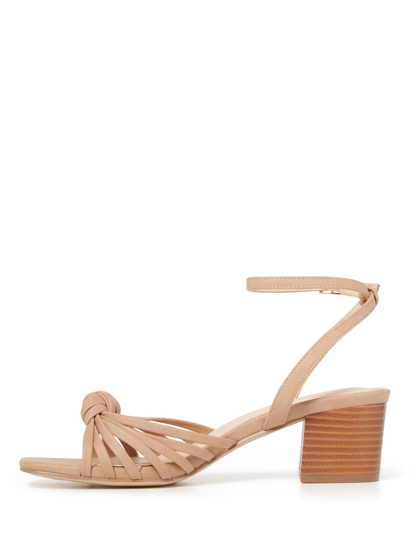 Liliah Mid Block Strappy Heel Forever New