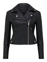 Heidi Petite Pu Biker Jacket Forever New