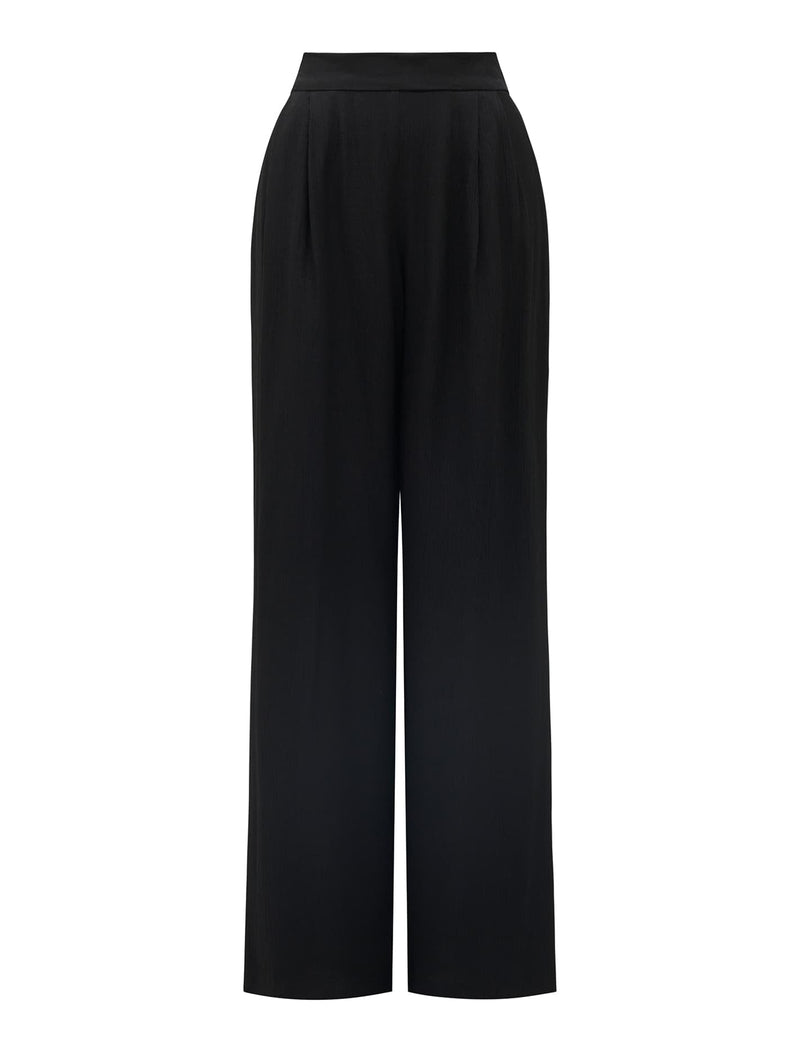 Emery Crinkle Wide Leg Pants Forever New