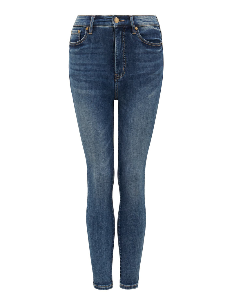 Mila Cropped High-Rise Skinny Jeans Forever New