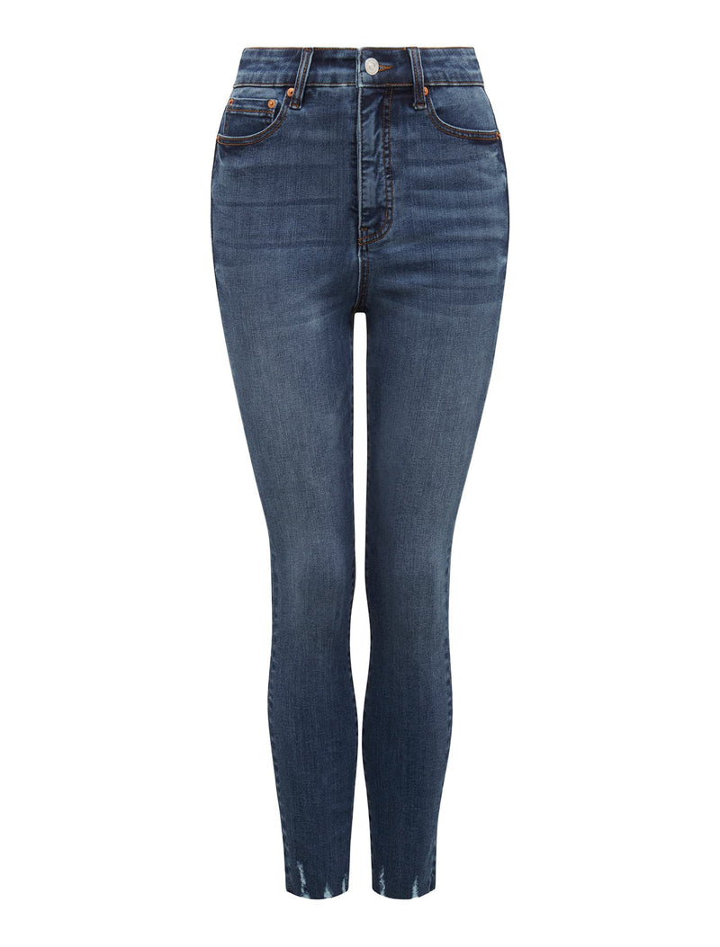 Mila Cropped High-Rise Skinny Jeans Forever New