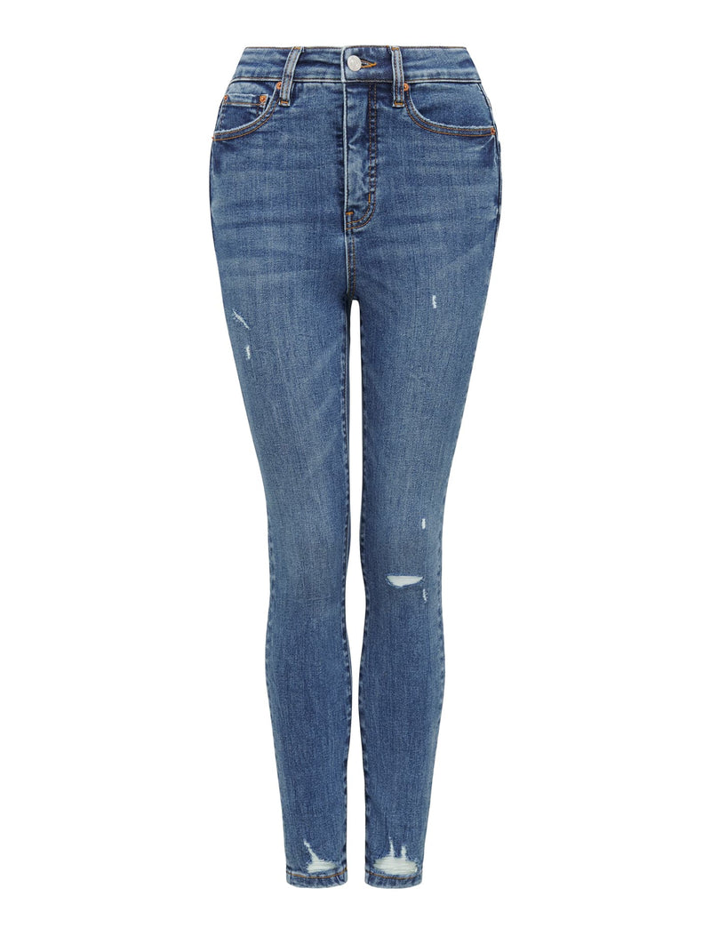 Mila Cropped High-Rise Skinny Jeans Forever New