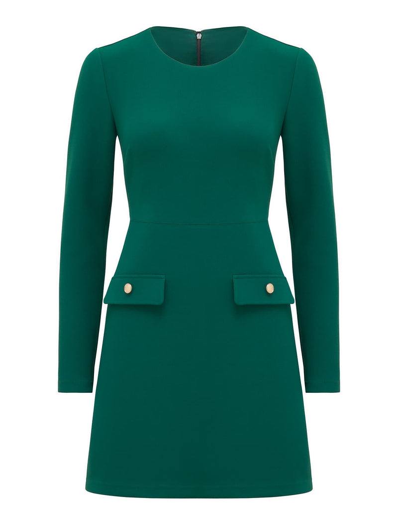 Jinny Long Sleeve Mini Dress Forever New