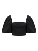 Briar Puff Sleeve Linen Top Forever New