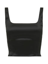 Casey Stretch Satin Bustier Top Forever New