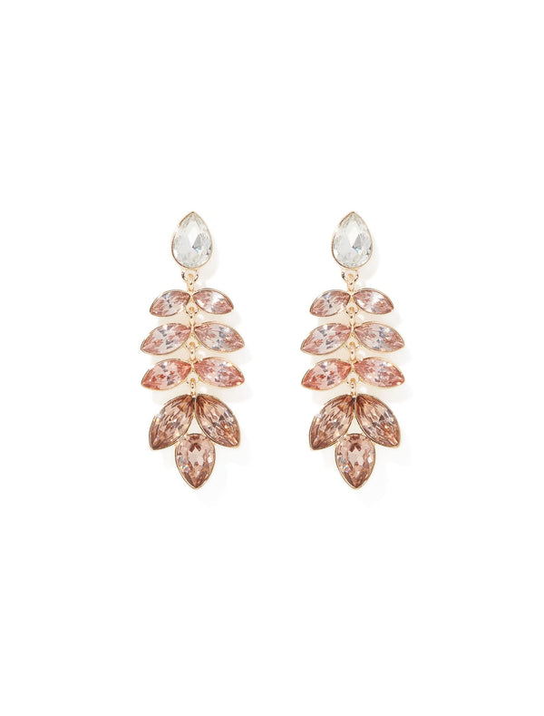 Peyton Petal Glass Drop Earrings Forever New
