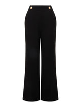 Naomi Petite Button Wide Leg Pants Forever New