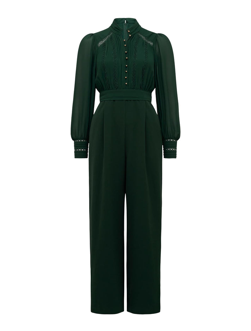 Juliette Petite Trim Detail Jumpsuit Forever New