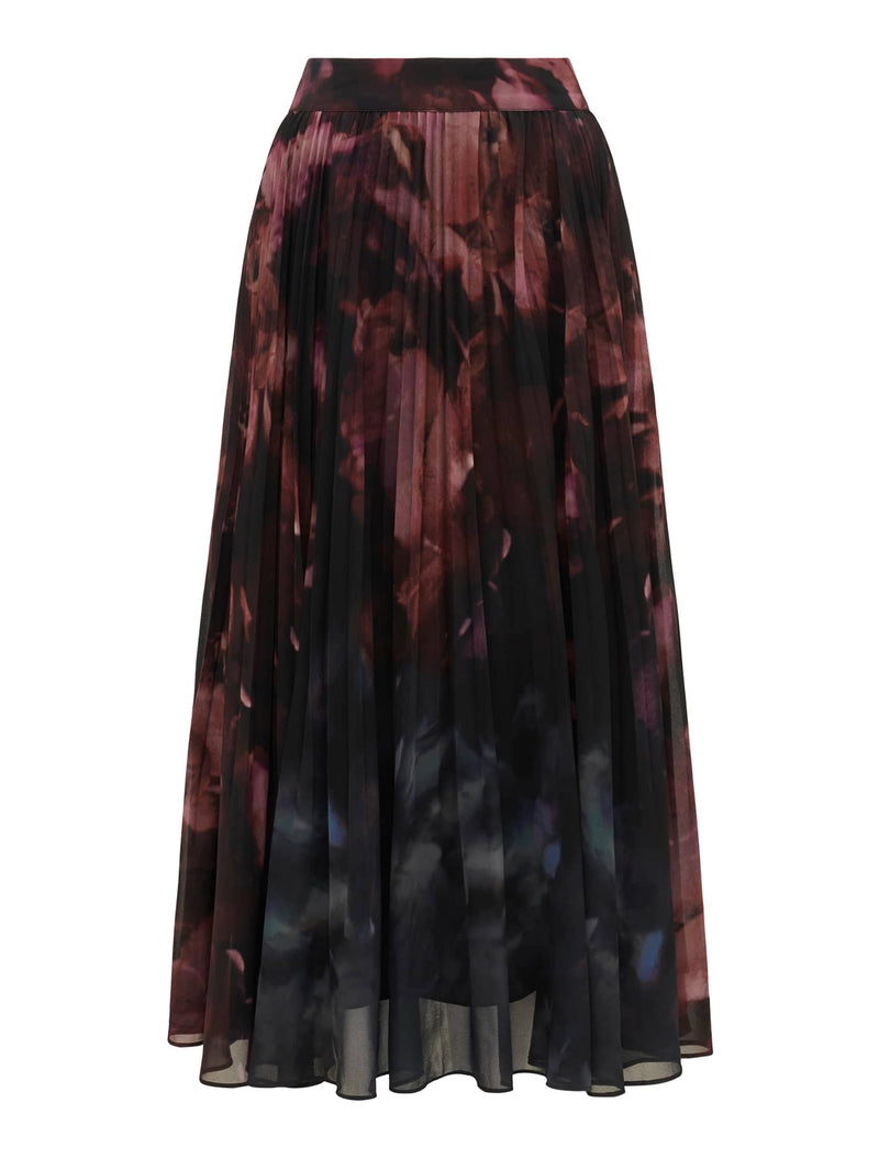 Aurora Pleated Skirt Mae Abstract Forever New - Main Image