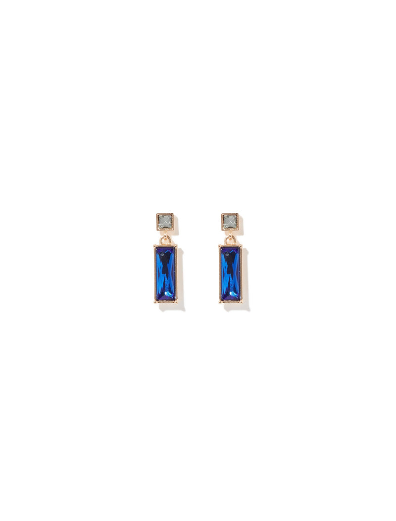 Aria Rectangle Drop Earrings Forever New