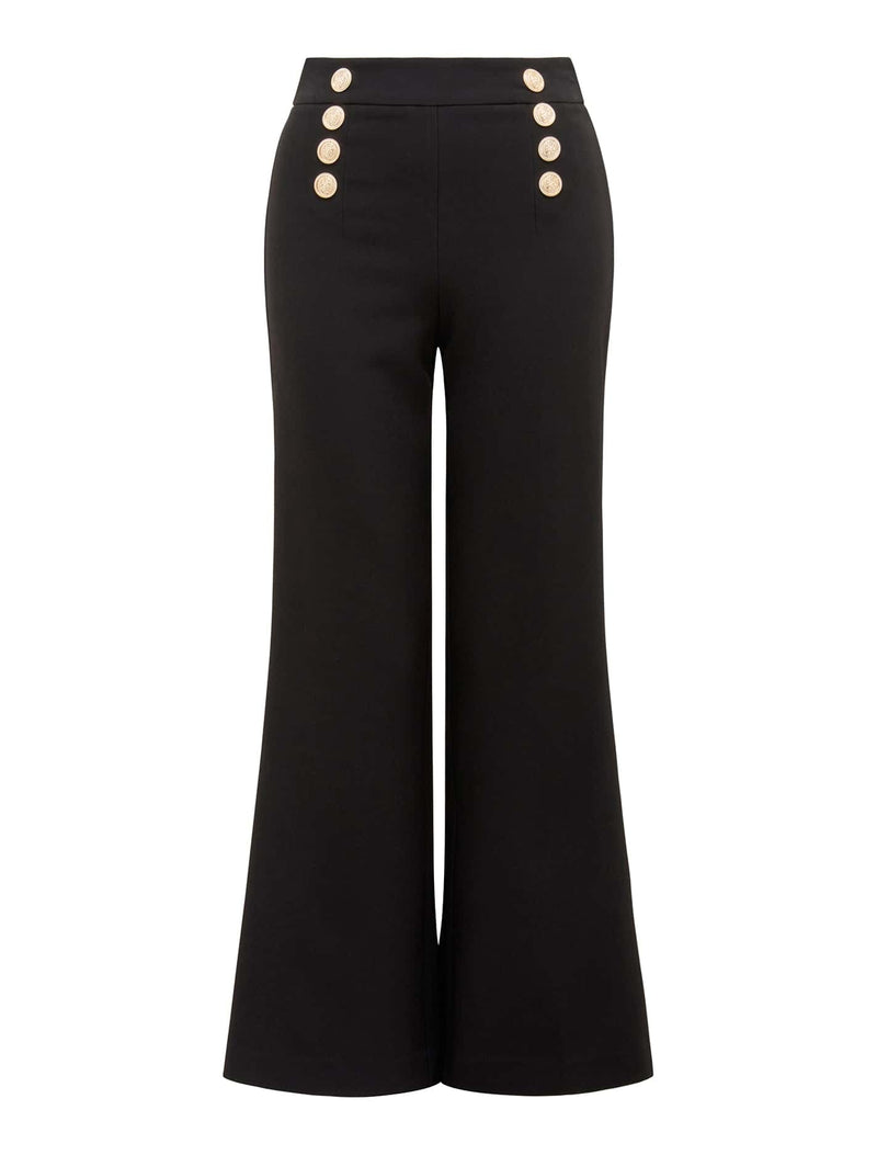 Sara Petite Button Up Slim Flare Pants Forever New