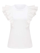 Alice Ruffle Sleeve T-Shirt Forever New