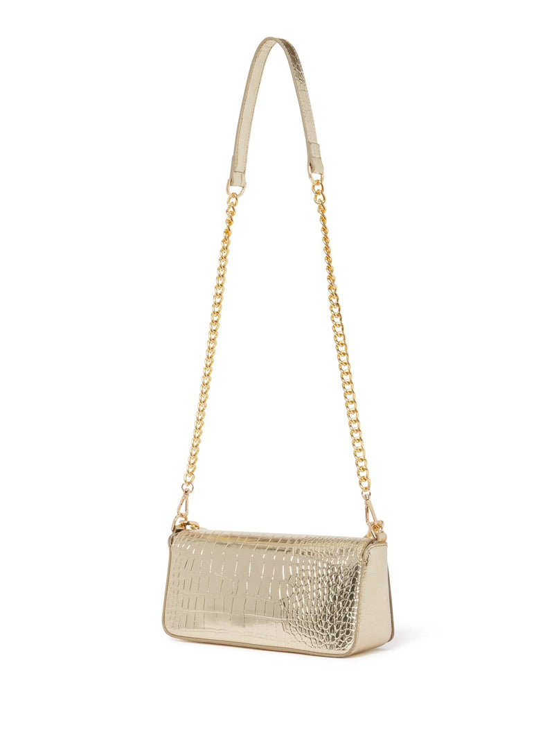 Miley Croc Shoulder Bag Forever New