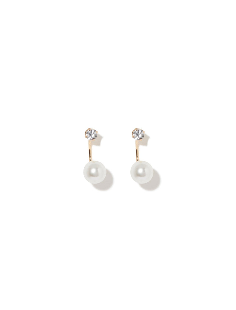 Luna Pearl Crystal Earrings Forever New