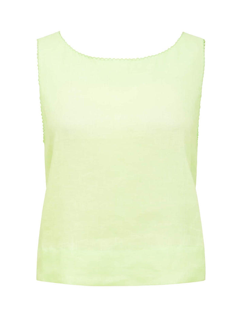 Laila Linen Tank Top Forever New