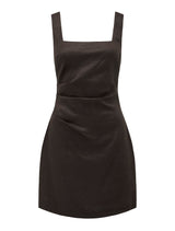 Nikki Square Neck Linen Mini Dress Forever New