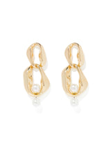 Signature Prue Chain Pearl Drop Earrings Forever New