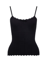 Stacie Scallop Detail Knit Cami Top Forever New