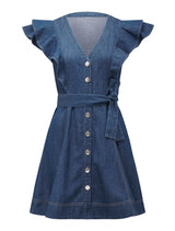 Penelope Denim Mini Dress Forever New