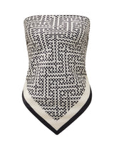 Gabbie Geo Satin Scarf Forever New