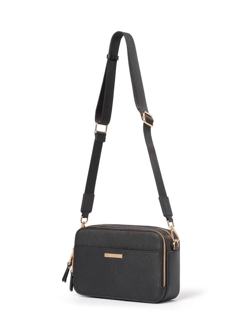 Hazel Classic Crossbody Bag Black Forever New