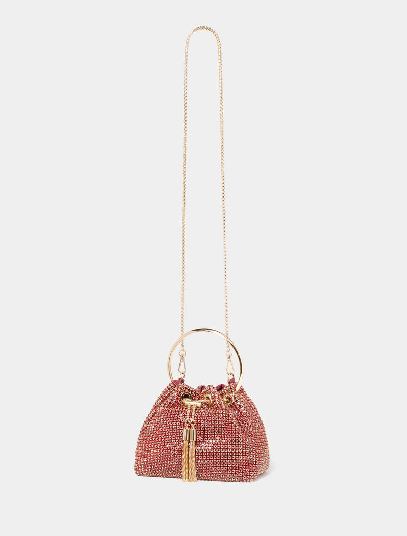 Skylah Sparkle Metal Handle Clutch Forever New