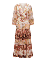 Arlena Patchwork Midi Dress Forever New