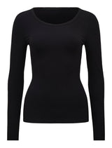 Luna Scoop Neck Long Sleeve Top Forever New