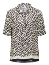 Becca Border Print Shirt Forever New