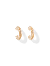 Signature Candie Chunky Textured Hoop Earrings Forever New