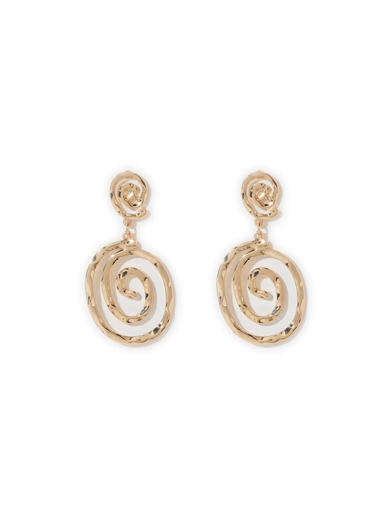 Signature Swirly Drop Earrings Forever New