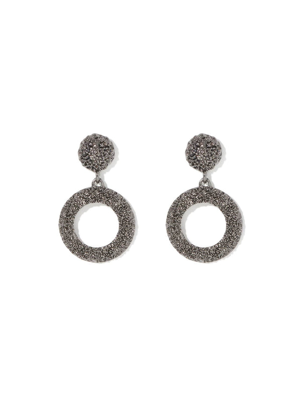 Tabby Texture Hoop Earrings Forever New