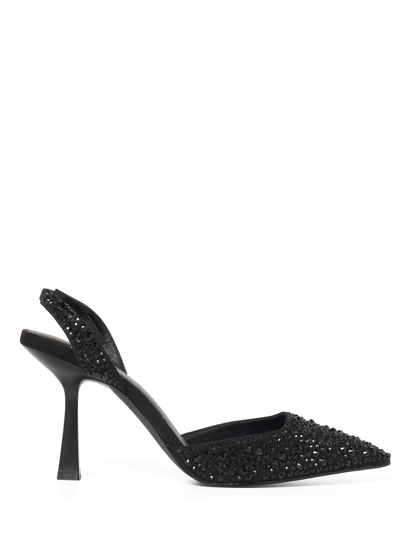 Paris Pointed Slingback Heel Black Forever New