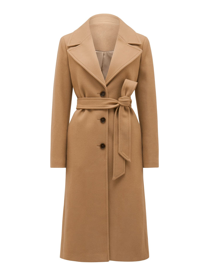Rowan Single Breasted Wrap Coat Forever New