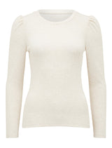 Vina Ribbed Puff Sleeve Top Forever New