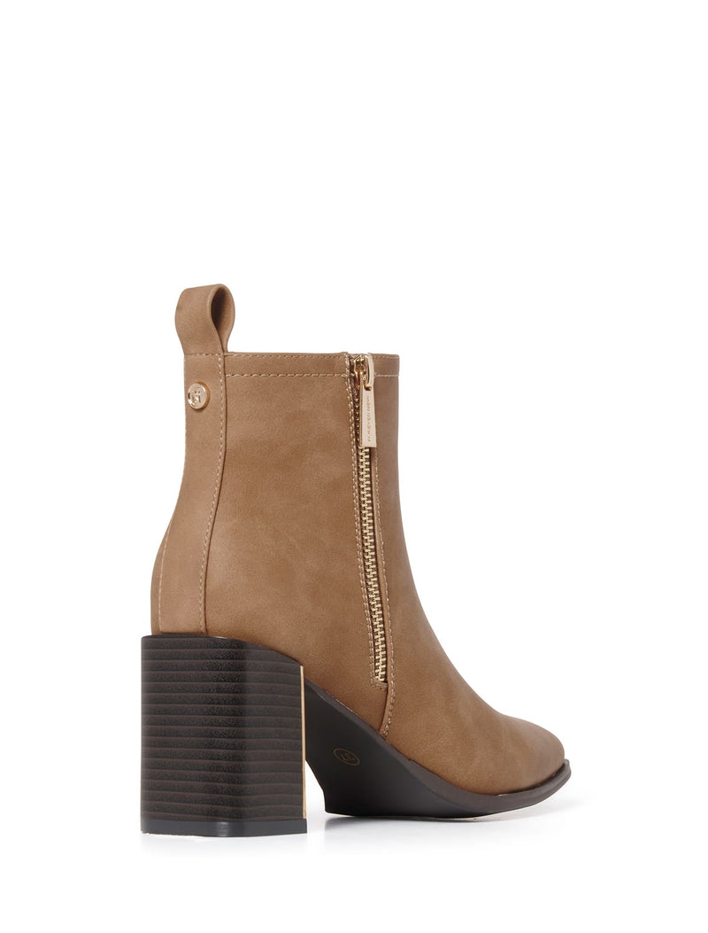 Della Zip Heeled Boot Forever New