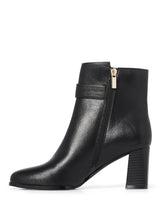 Gemma Buckle Block Heel Boot Forever New
