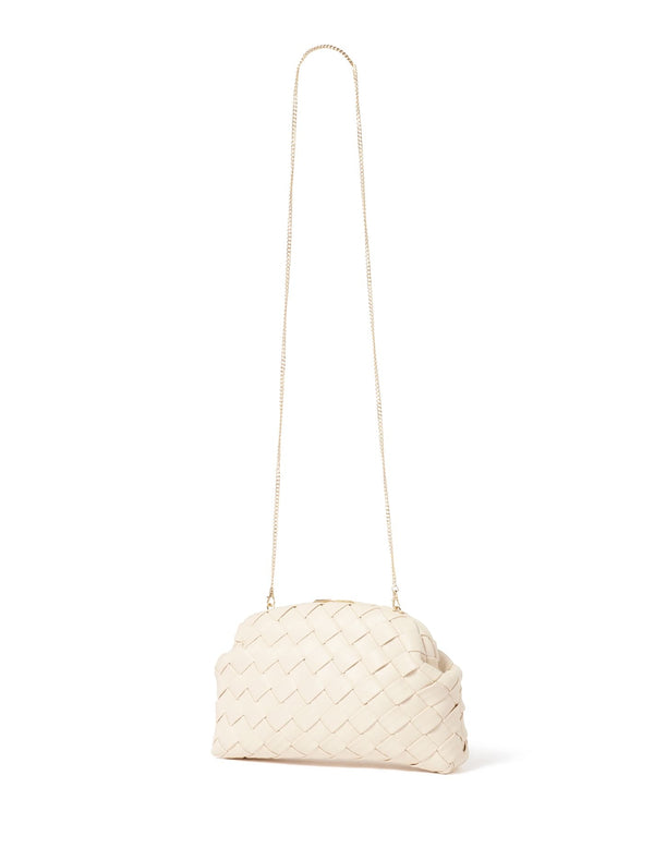 Winifred Weave Frame Clutch Forever New
