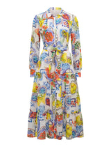 Sylvie Tiered Shirt Midi Dress Forever New