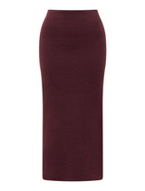 Layla Petite Co-Ord Midi Skirt Mulled Wine Forever New
